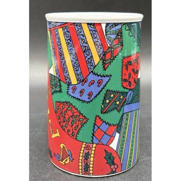 Christmas Coffee Tea Cup Holiday Mug 1995 Limited Edition Elegance Fire Works - Picture 10 of 16